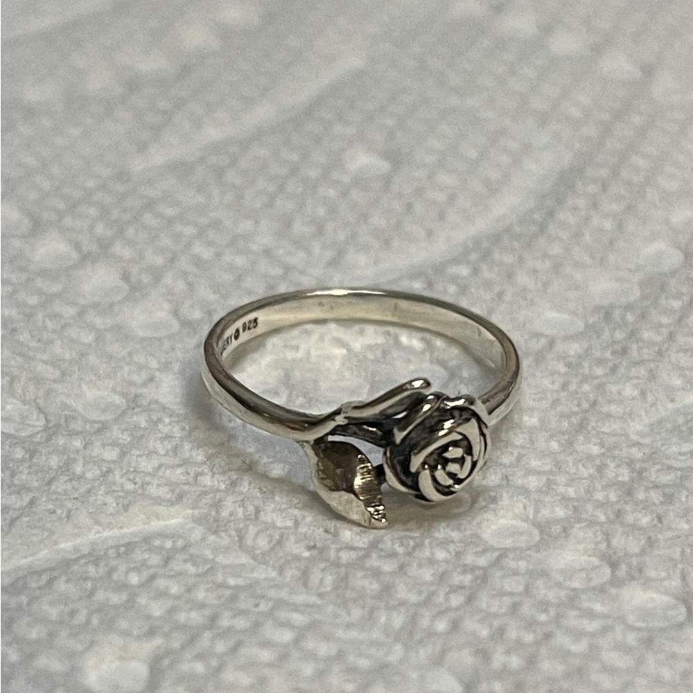 James Avery Small Rose Ring - size 6.5